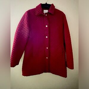 White Stag Quilted Dark Red Coat 12/14 Large